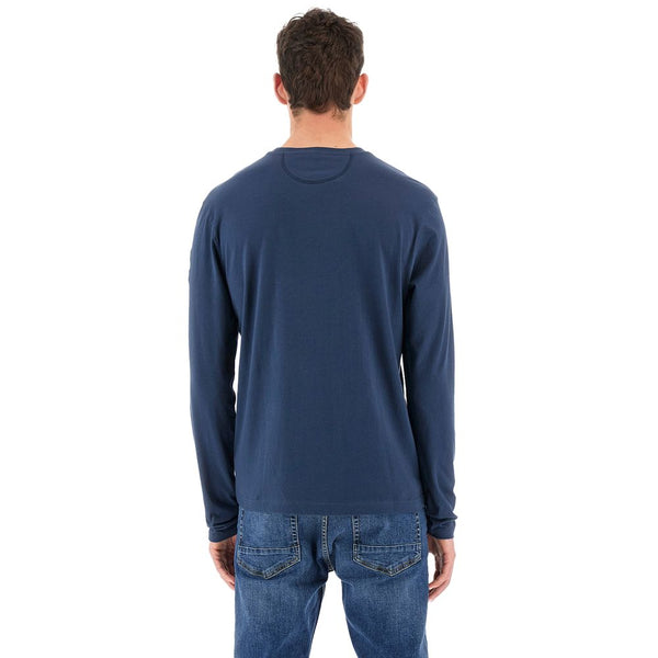 T-shirt di cotone blu