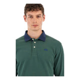 Shirt di polo in cotone verde