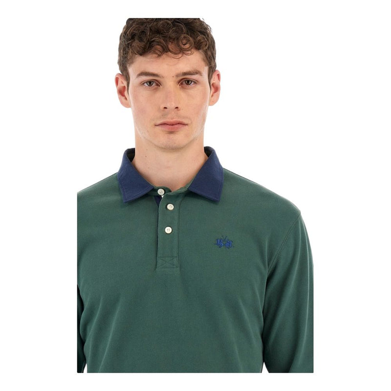 Polo en coton vert