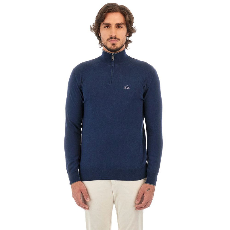 Maglione acrilico blu