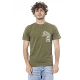 T-shirt in cotone verde