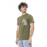 Camiseta de algodón verde