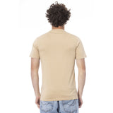 Camiseta de algodón beige