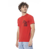 Rotes Baumwollt-Shirt