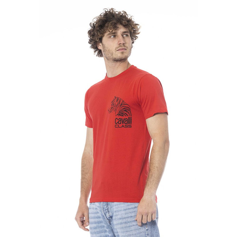 T-shirt di cotone rosso