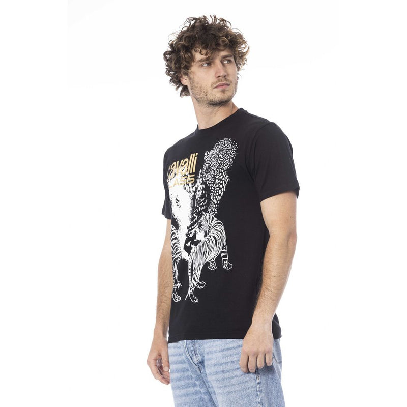 T-shirt in cotone nero