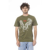 T-shirt en coton vert