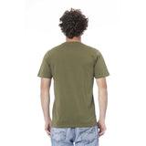 T-shirt in cotone verde