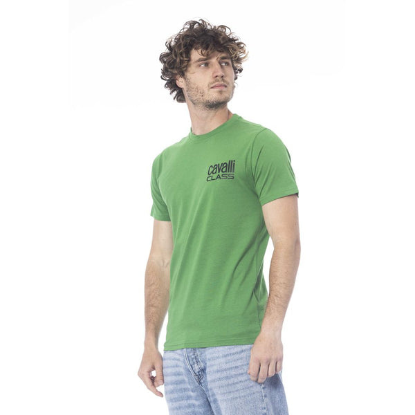 T-shirt in cotone verde