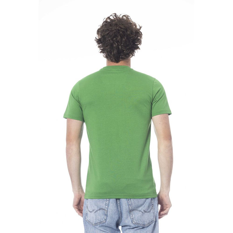 Camiseta de algodón verde