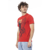 Rotes Baumwollt-Shirt