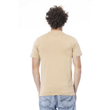 Camiseta de algodón beige