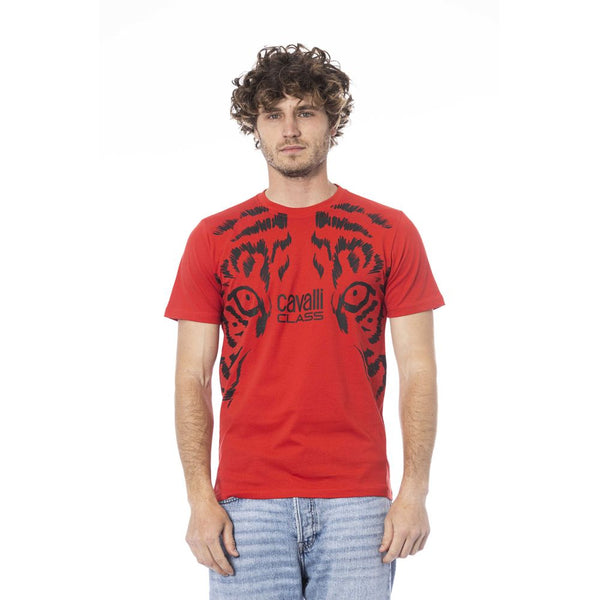 Camiseta de algodón rojo