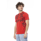 Red Cotton Men T-Shirt