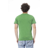 Camiseta de algodón verde