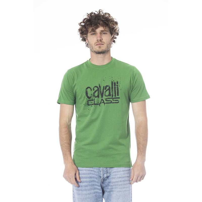 T-shirt in cotone verde