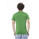 Camiseta de algodón verde