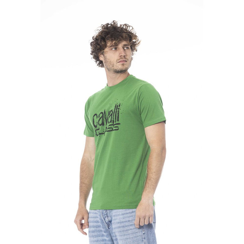 T-shirt in cotone verde