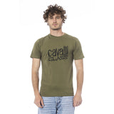 T-shirt in cotone verde