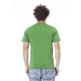 Camiseta de algodón verde