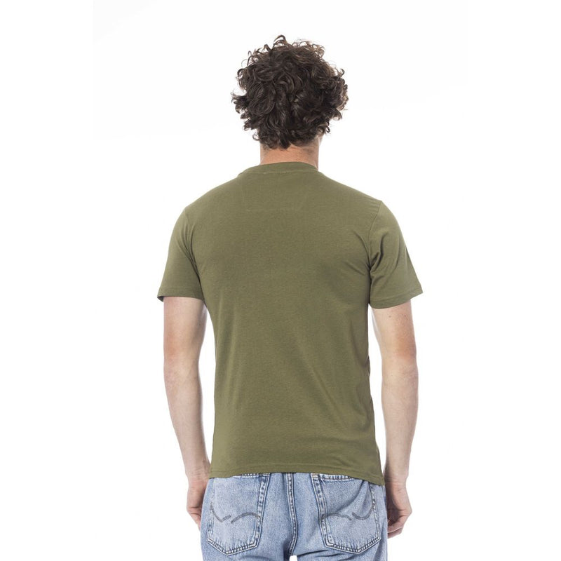 T-shirt in cotone verde