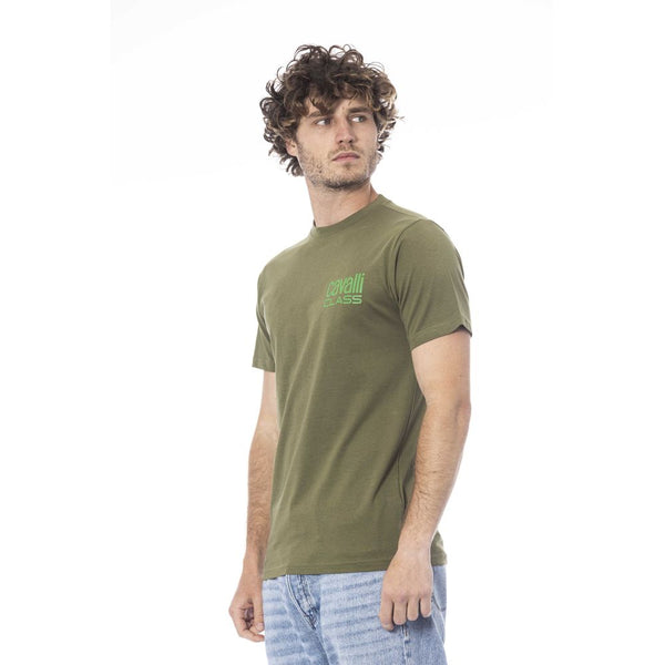 Camiseta de algodón verde