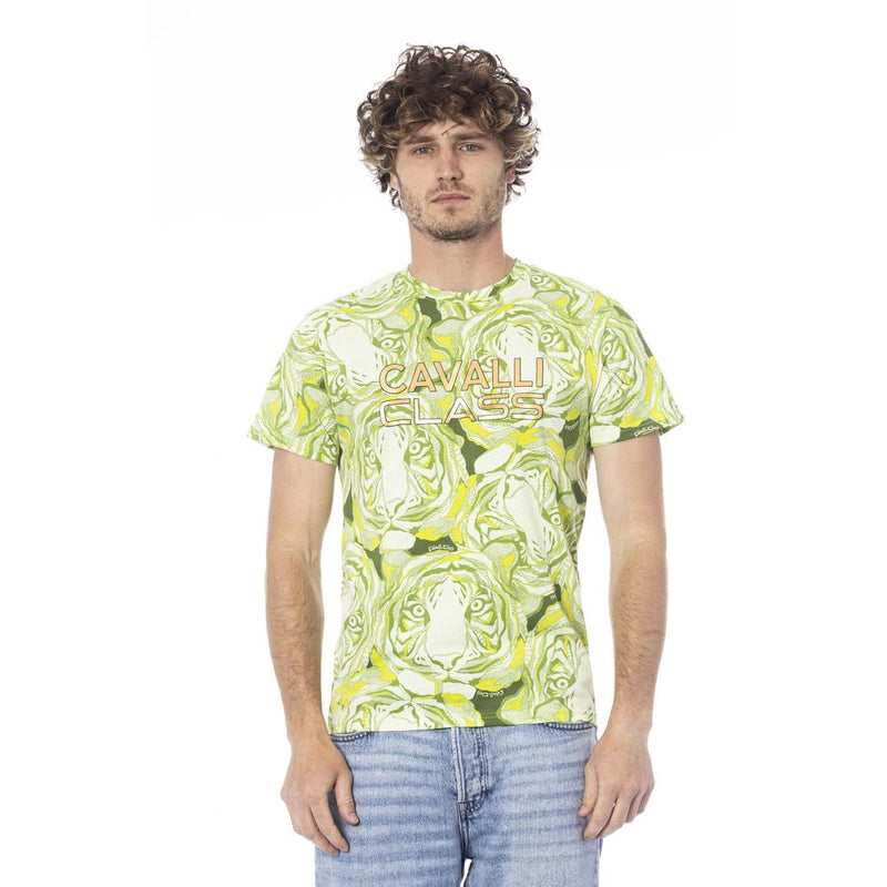 T-shirt in cotone verde