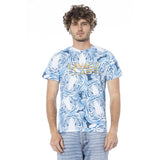 T-shirt en coton bleu clair