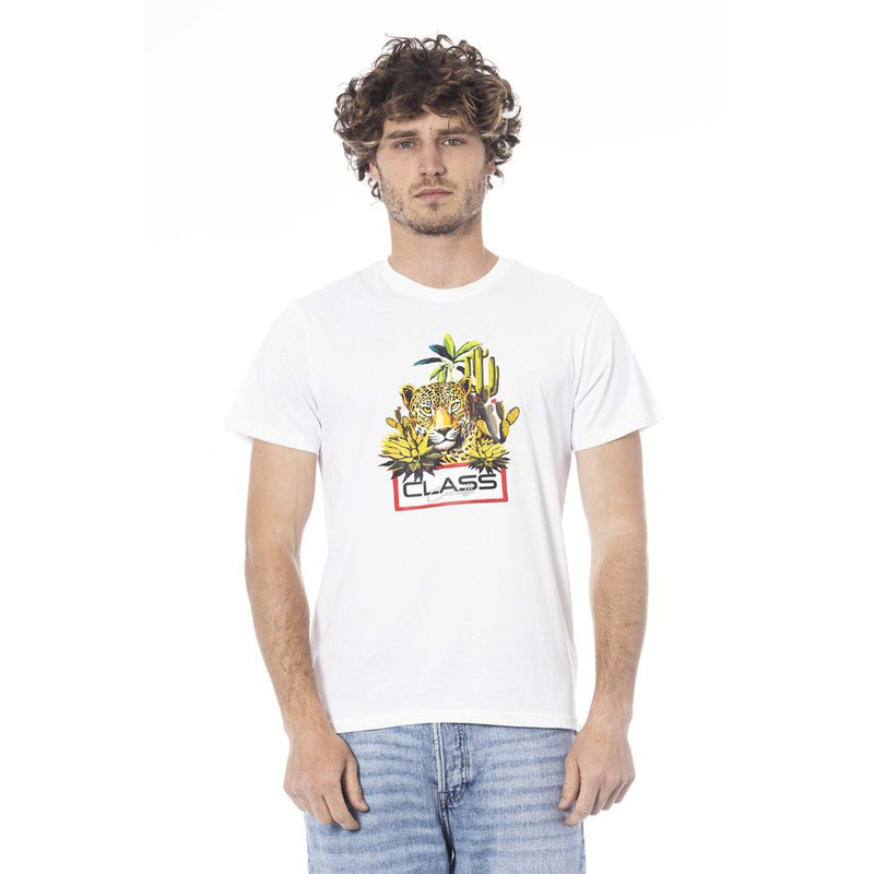 Camiseta de algodón blanco