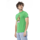 Camiseta de algodón verde