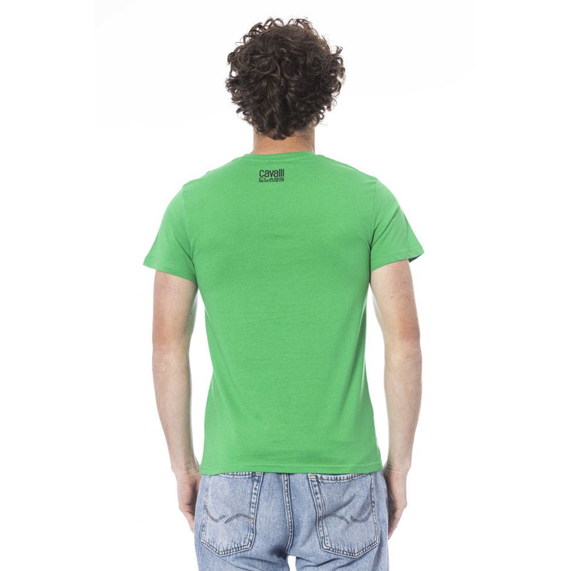 Camiseta de algodón verde