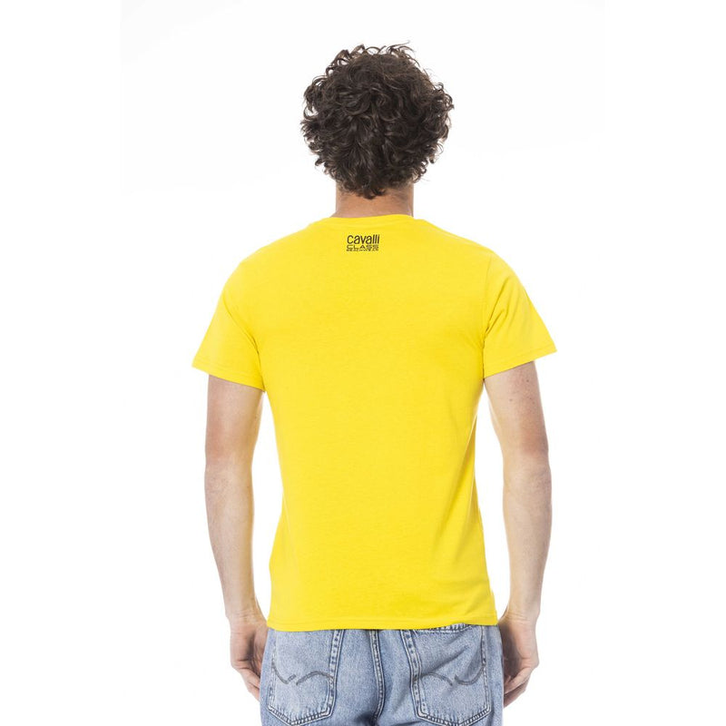 Camiseta de algodón amarillo