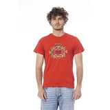 Camiseta de algodón rojo