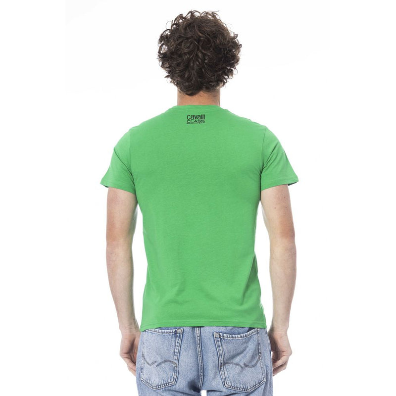 Camiseta de algodón verde