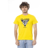 Camiseta de algodón amarillo