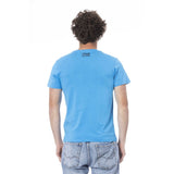 T-shirt en coton bleu clair