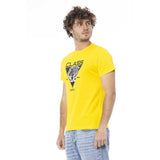 T-shirt en coton jaune