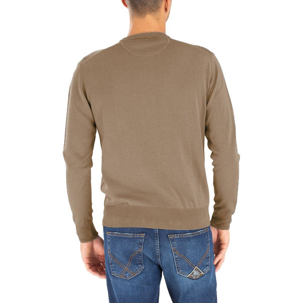 Brauner Wollpullover