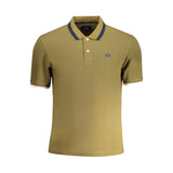 Shirt di polo in cotone verde