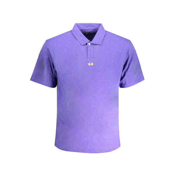 Polo en coton violet