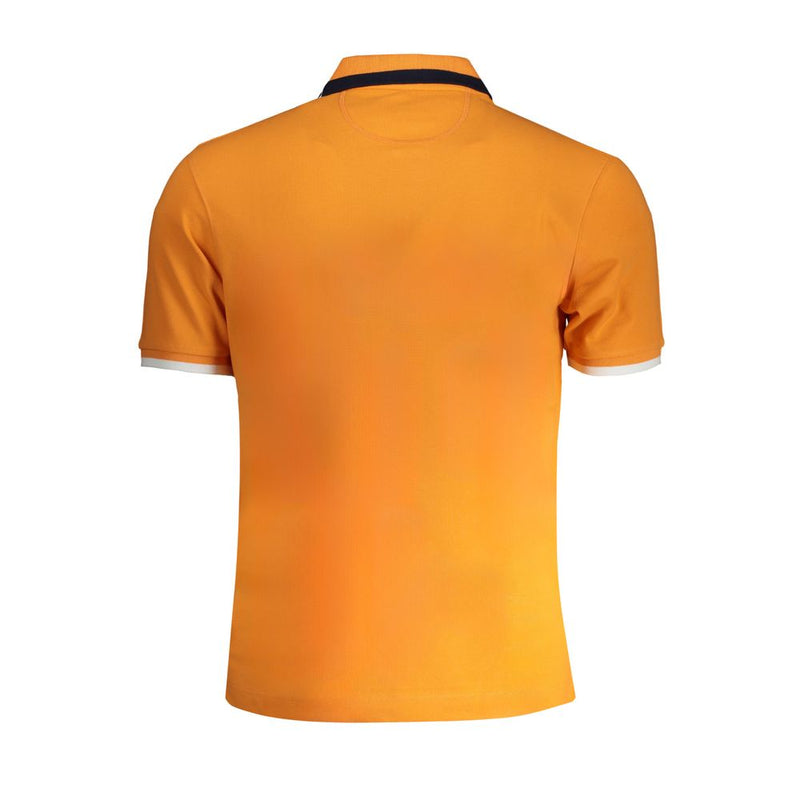 Polo de algodón naranja