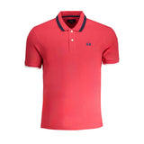 Polo en coton rouge