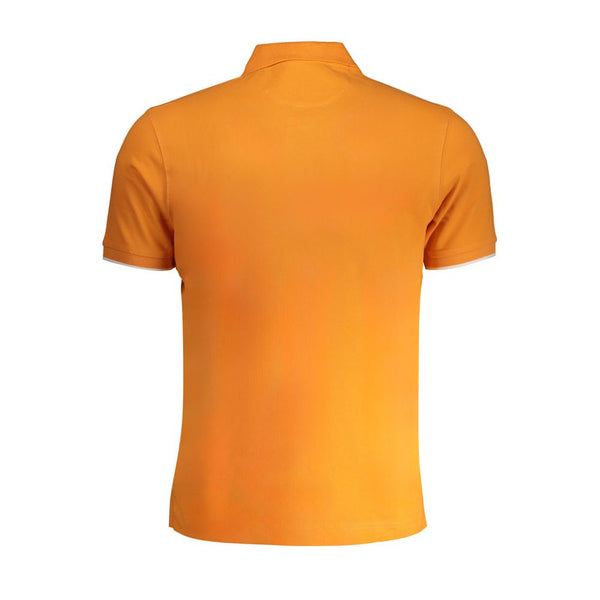 Polo de algodón naranja