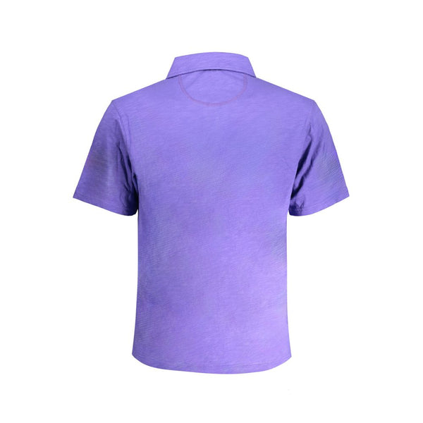 Polo en coton violet