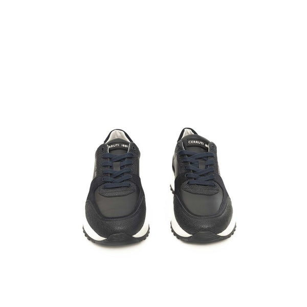 Blue Cow Leder Sneaker