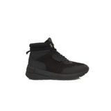 Sneaker in pelle di mucca nera