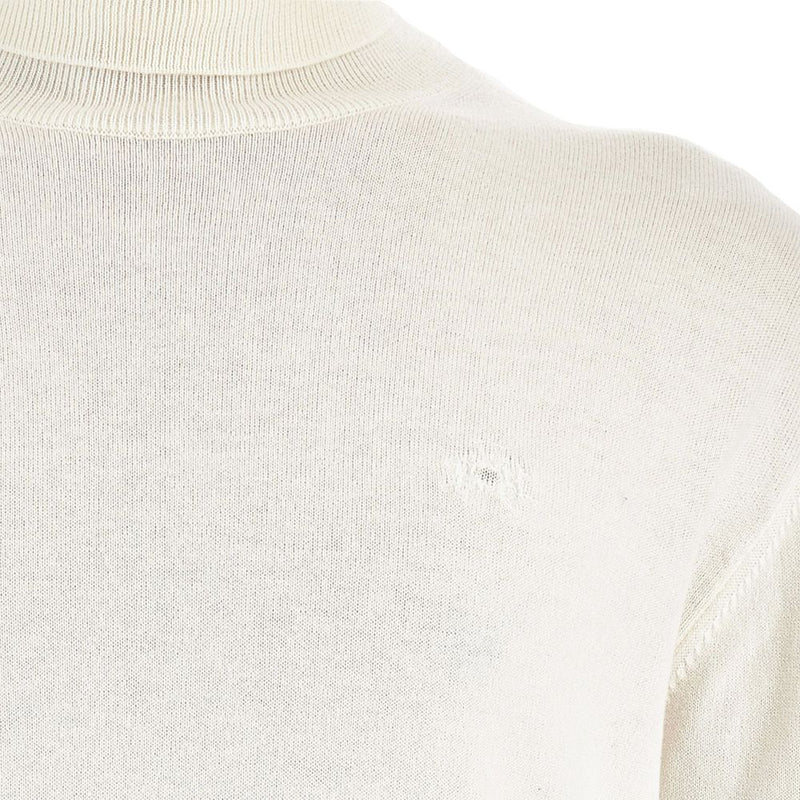 Pull en coton blanc