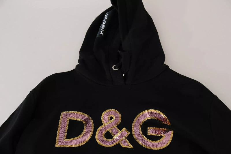 DG Sequined Hooded Pullover πουλόβερ