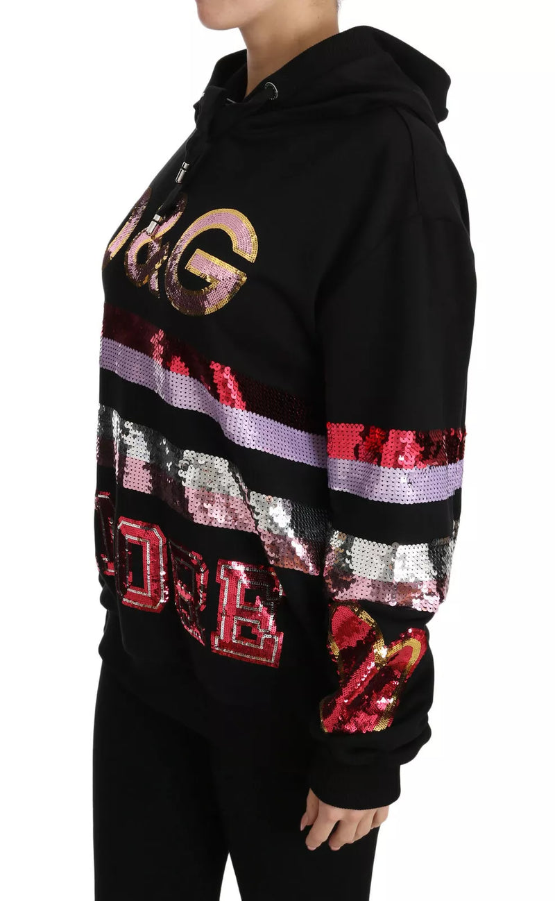 DG Sequined Hooded Pullover πουλόβερ