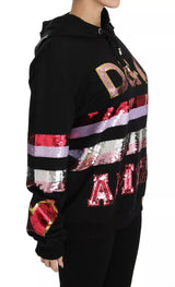 DG Sequined Hooded Pullover πουλόβερ